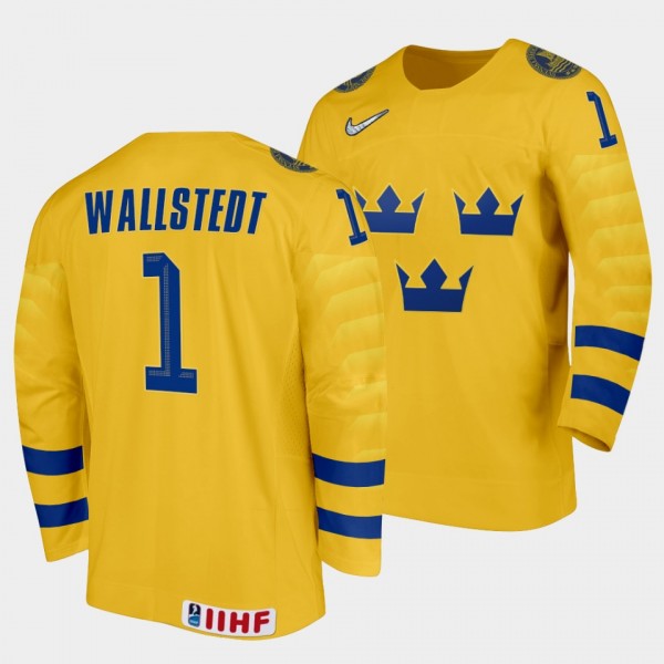 Sweden Hockey #1 Jesper Wallstedt 2022 IIHF World ...
