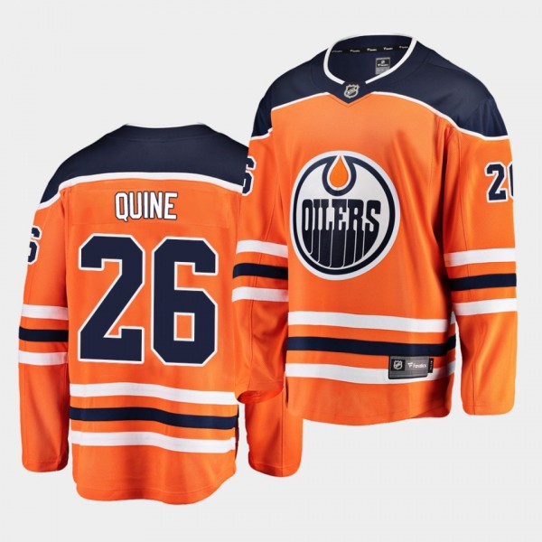 Alan Quine Edmonton Oilers 2020-21 Alternate Men R...