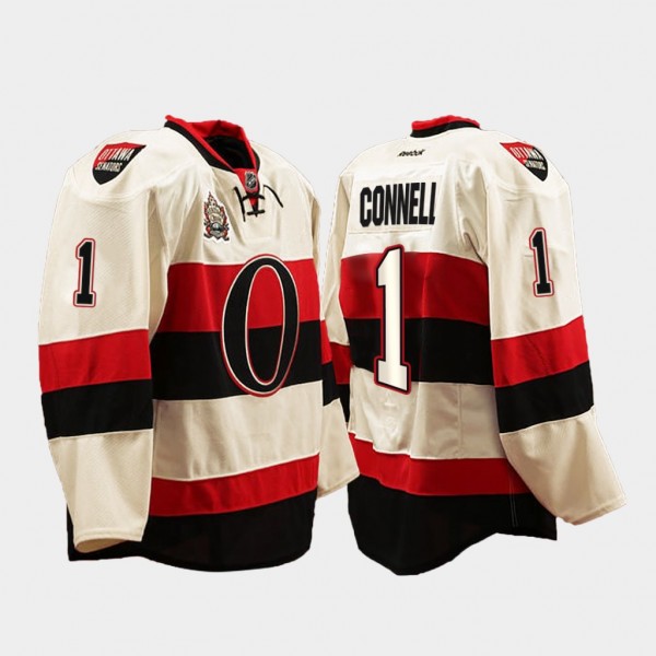 Alec Connell Ottawa Senators Heritage Classic Whit...