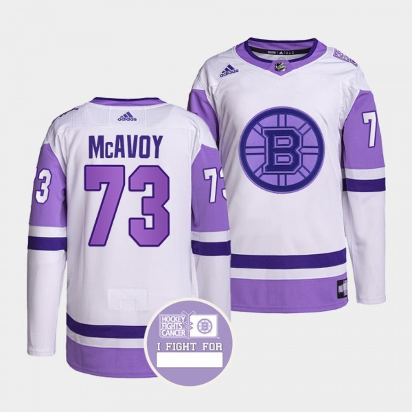 Boston Bruins Charlie McAvoy Hockey Fights Cancer ...