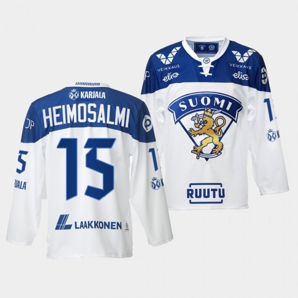 Aleksi Heimosalmi Finland Team 2021-22 Home Jersey...