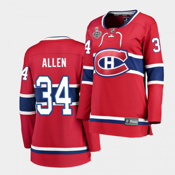 Jake Allen Canadiens 2021 Stanley Cup Final Home W...