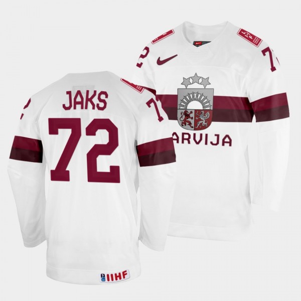 Latvijas 2022 IIHF World Championship Janis Jaks #...