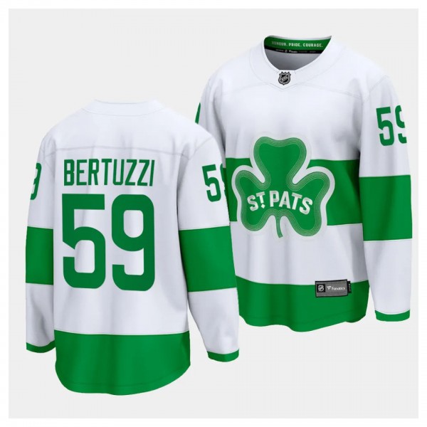 2024 St. Patricks Alternate Tyler Bertuzzi Toronto...