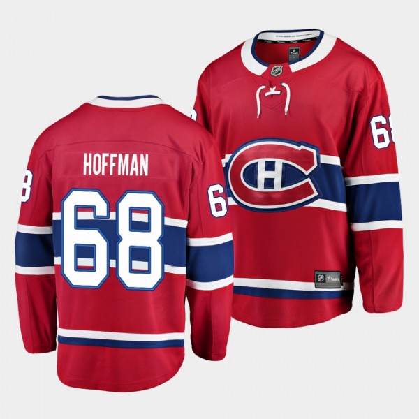 Mike Hoffman Montreal Canadiens 2021 Home Red Play...