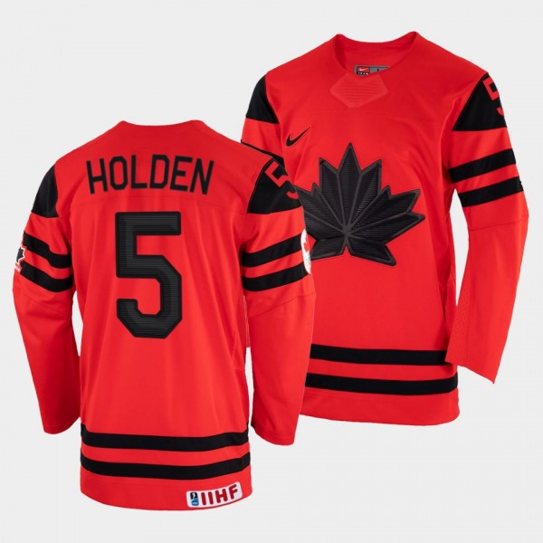 Canada 2022 IIHF World Championship Nick Holden #5...