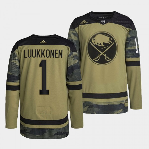Buffalo Sabres 1 Ukko-Pekka Luukkonen Primegreen A...