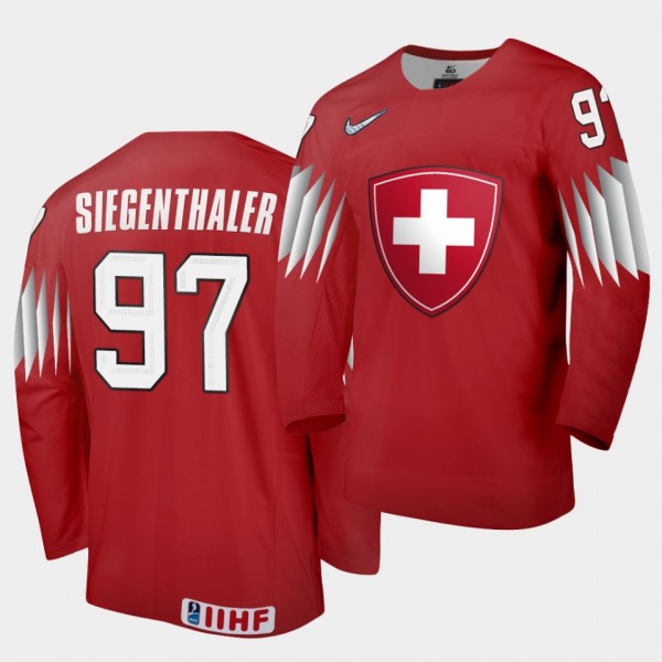 Jonas Siegenthaler Switzerland Team 2021 IIHF Worl...