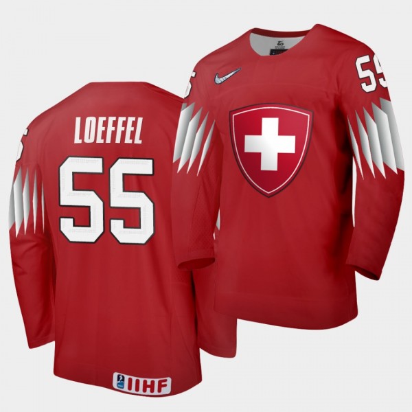 Romain Loeffel Switzerland 2020 IIHF World Champio...