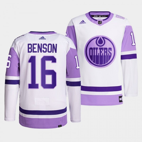 Edmonton Oilers Tyler Benson 2021 HockeyFightsCanc...