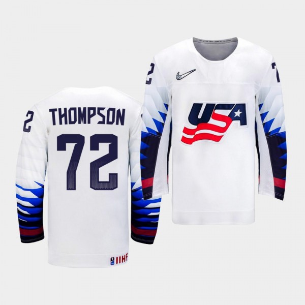 Tage Thompson USA Team 2021 IIHF World Championshi...